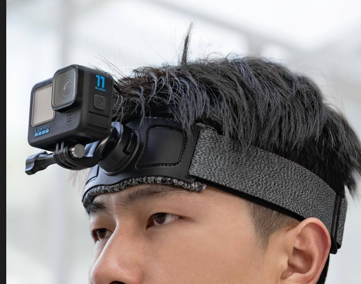 GoPro on head